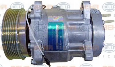 Hella 8FK 351 334-381 компрессор, кондиционер на RENAULT TRUCKS MASCOTT c бортовой платформой/ходовая часть