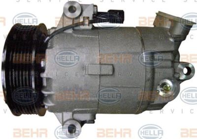 Hella 8FK 351 340-201 компрессор, кондиционер на NISSAN QASHQAI / QASHQAI +2 (J10, JJ10)
