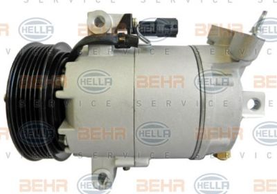 Hella 8FK 351 340-711 компрессор, кондиционер на NISSAN QASHQAI / QASHQAI +2 (J10, JJ10)