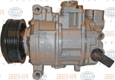 HELLA Компрессор кондиционера(vin 4F-7-000001->) AUDI A6(2005-2011) (4F0260805AE, 8FK351110-921)