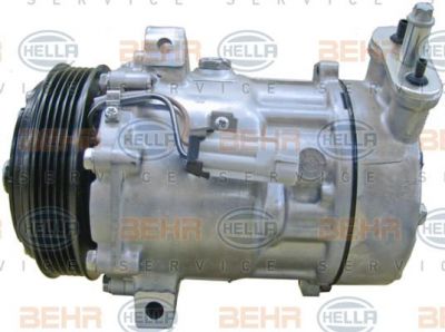 HELLA Компрессор кондиционера OPEL Vectra C 1.6 02- (8FK351316-361)