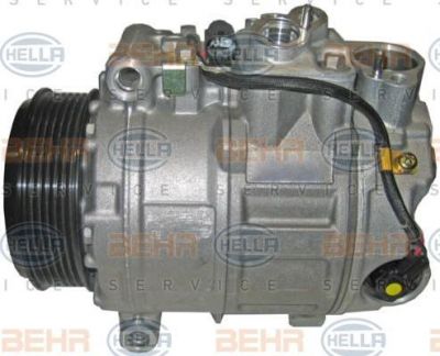 HELLA Компрессор кондиционера восстановленный MB W203/W211/W220/W209/W219/R230 05/00- (0002309111, 8FK351316-771)