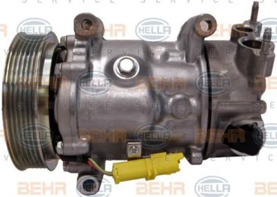 HELLA Компрессор кондиционера Citroen С4 2007-2010 (6487.08, 8FK351340-081)