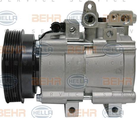 HELLA Компрессор кондиционера HYUNDAI TUCSON 04- (8FK351340-411)