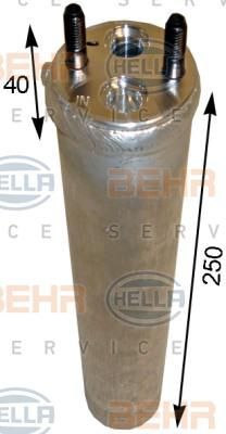 Hella 8FT 351 193-131 осушитель, кондиционер на HYUNDAI ACCENT II седан (LC)