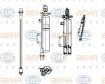 Hella 8FT 351 198-541 осушитель, кондиционер на MERCEDES-BENZ ACTROS MP2 / MP3