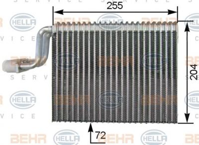 Hella 8FV 351 330-541 испаритель, кондиционер на OPEL TIGRA (95_)