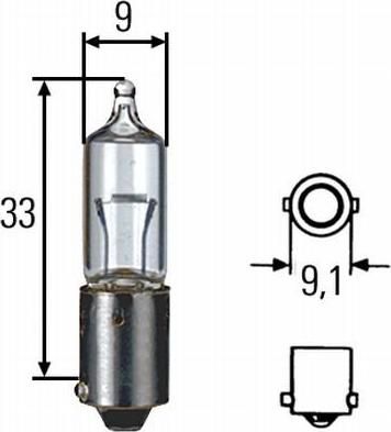 Hella 8GH 002 473-191 лампа накаливания, стояночные огни / габаритные фо на X5 (E53)