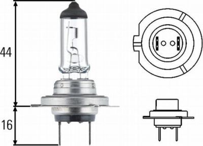 Hella 8GH 007 157-201 лампа накаливания, фара дальнего света на OPEL CORSA E Van