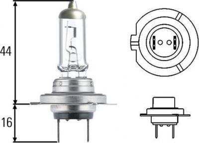 Hella 8GH 007 157-551 лампа накаливания, основная фара на HYUNDAI XG (XG)