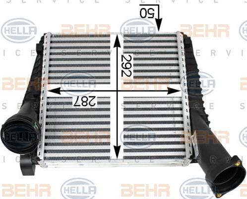HELLA Интеркулер VW TOUREG 2.5TDi (7L6 145 803 E, 8ML376723-471)