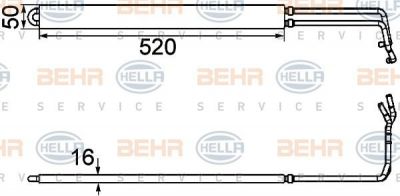 Hella 8MO 376 754-291 масляный радиатор, рулевое управление на OPEL INSIGNIA седан