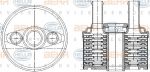 Hella 8MO 376 787-691 масляный радиатор, автоматическая коробка передач на SKODA OCTAVIA (1Z3)