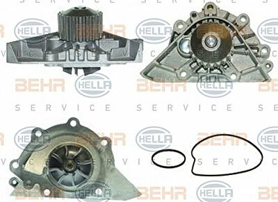 Hella 8MP 376 800-591 водяной насос на PEUGEOT 206 SW (2E/K)