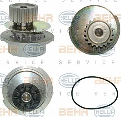 Hella 8MP 376 802-611 водяной насос на CHEVROLET LANOS седан