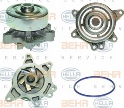 Hella 8MP 376 803-701 водяной насос на TOYOTA MR 2 III (ZZW3_)