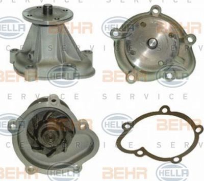 Hella 8MP 376 806-041 водяной насос на NISSAN SUNNY II купе (B12)