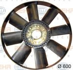 Hella 8MV 376 757-731 крыльчатка вентилятора, охлаждение двигателя на MAN L 2000