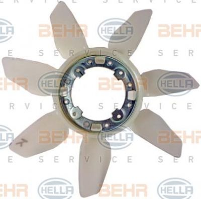 Hella 8MV 376 791-441 крыльчатка вентилятора, охлаждение двигателя на TOYOTA LAND CRUISER 90 (_J9_)