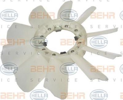 Hella 8MV 376 791-491 крыльчатка вентилятора, охлаждение двигателя на TOYOTA LAND CRUISER 90 (_J9_)