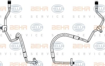 Hella 9GS 351 338-441 трубопровод высокого давления, кондиционер на FORD MONDEO IV седан (BA7)