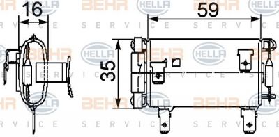 HELLA Резистор вентилятора отопителя DAF CF65/75/85 XF/95/105 (9ML351029-381)