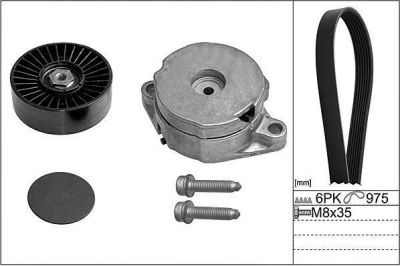 Hepu 20-1890 поликлиновой ременный комплект на VW POLO Variant (6KV5)