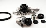 Hepu PK01351 водяной насос + комплект ручейковых ремней на MERCEDES-BENZ C-CLASS универсал (S202)
