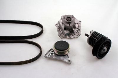 Hepu PK05423 водяной насос + комплект ручейковых ремней на AUDI A6 Avant (4B5, C5)