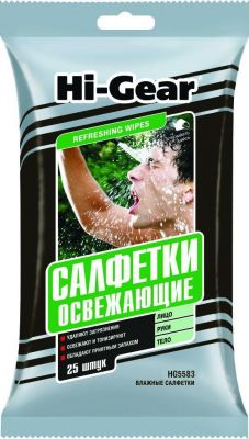 Hi-gear Влажные освежающие салфетки (HG5583)