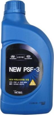 HYUNDAI/KIA Жидкость гидроусилителя HYUNDAI/KIA 1л п/с (красный) New PSF-3 SAE 80W 1L (03100-00100)