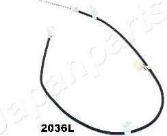 JapanParts BC-2036L трос, стояночная тормозная система на TOYOTA YARIS VERSO (_NLP2_, _NCP2_)