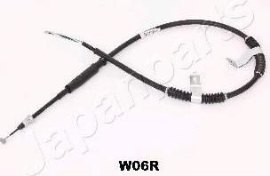 JapanParts BC-W06R трос, стояночная тормозная система на CHEVROLET LACETTI (J200)
