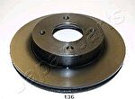 JAPANPARTS Диск торм.пер. NISSAN ALMERA N15 V=1.4 95-98 без ABS (DI-136)