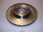 JapanParts DI-349 тормозной диск на MAZDA 323 C IV (BG)