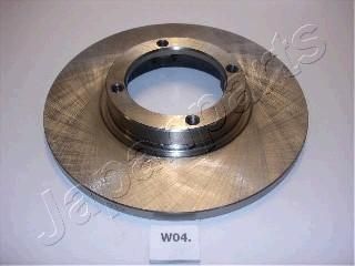 JapanParts DI-W04 тормозной диск на DAEWOO MATIZ (KLYA)