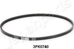 JapanParts DV-3PK0740 поликлиновой ремень на NISSAN KUBISTAR (X76)