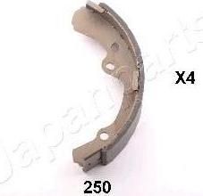 JapanParts GF-250AF комплект тормозных колодок на TOYOTA HIACE I Wagon (LH1_, RH1_, LH3_, RH3_, LH2_, RH2_)