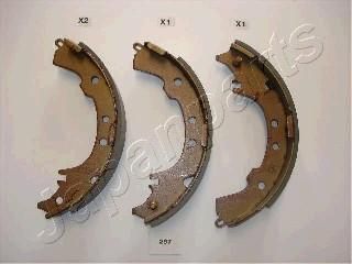 JAPANPARTS Комплект тормозных колодок (GF297AF)