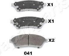 JAPANPARTS Колодки торм.пер. (PA-041AF)