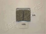 JapanParts PA-100AF комплект тормозных колодок, дисковый тормоз на NISSAN CHERRY II купе (N10)