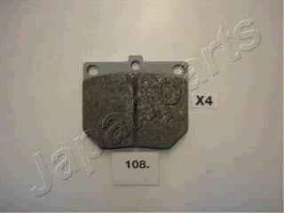 JapanParts PA-108AF комплект тормозных колодок, дисковый тормоз на TOYOTA CRESSIDA седан (RX3_)