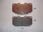JapanParts PA-147AF комплект тормозных колодок, дисковый тормоз на NISSAN 300 ZX (Z32)