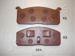 JapanParts PA-224AF комплект тормозных колодок, дисковый тормоз на TOYOTA HILUX II пикап (LN8_, RN5_, LN6_, YN6_, YN5_, LN5_, RN6_)