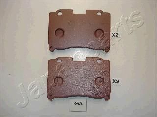 JapanParts PA-293AF комплект тормозных колодок, дисковый тормоз на TOYOTA CELICA купе (RA4_, TA4_)