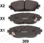 JapanParts PA-309AF комплект тормозных колодок, дисковый тормоз на MAZDA 3 (BM)