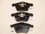 JAPANPARTS Комплект тормозных колодок, диско (PA-344AF)