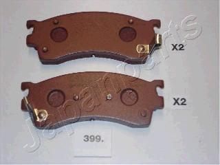 JAPANPARTS Колодки передние MAZDA 323/626 (PA-399AF)