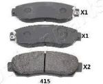 JAPANPARTS КОМПЛЕКТ ТОРМОЗНЫХ КОЛОДОК, ДИСКОВЫЙ ТОРМОЗ (PA-415AF)