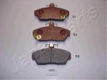 JAPANPARTS Комплект тормозных колодок, диско (PA-430AF)